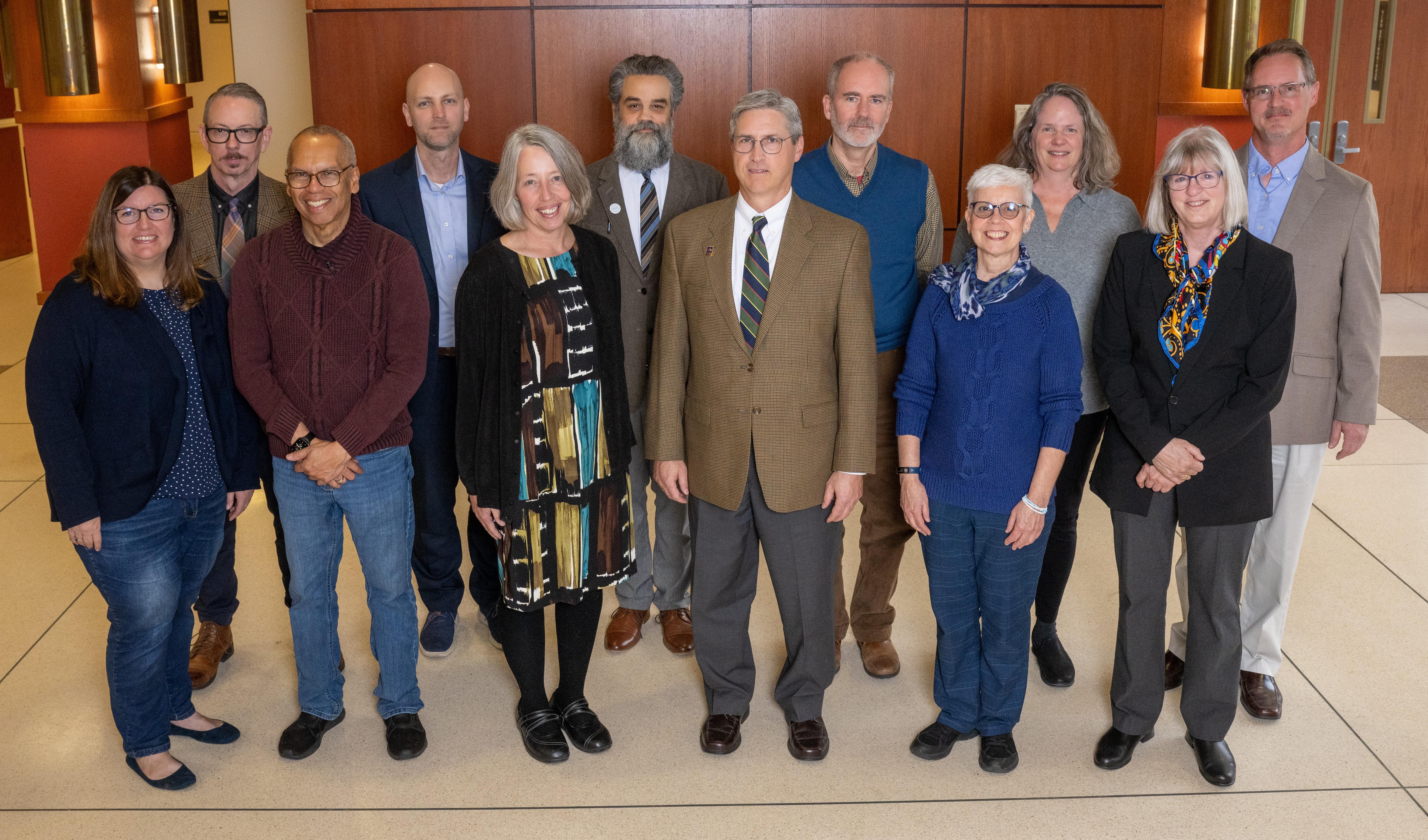 The history department faculty members at Indiana State University.